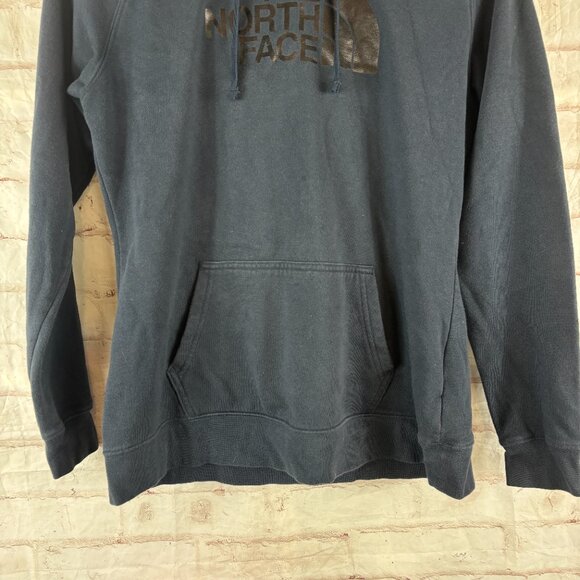 The North Face Women's L Navy Blue Basic Logo Pullover Hoodie Sweater - Picture 5 of 6